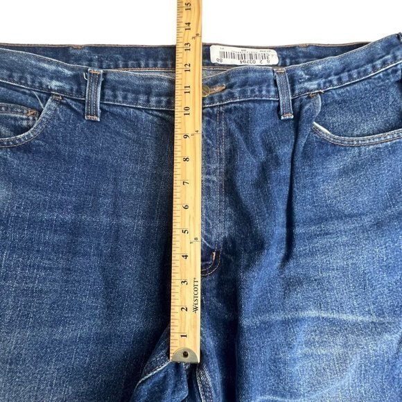 Carhartt Flame Resistant Mens Medium Wash Relaxed Fit Jeans Size 42 X 30 - Picture 4 of 10